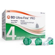 BD ultra fine pro 0.23x4mm (กล่องละ 100 อัน)