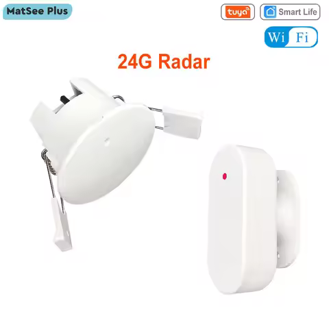 Tuya Smart Life WiFi Millimeter Wave Radar 24Ghz Human Presence Motion Sensor Luminance Detector App
