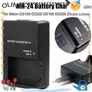 OLINI Camera Battery Charger Portable Universal Rechargeable Charging Dock for Nikon D3100 D3200 D51
