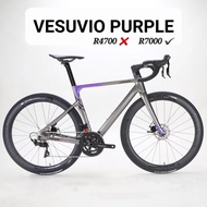 sepeda balap roadbike java vesuvio 2023 uci approved 700c carbon r7000 - purple 51