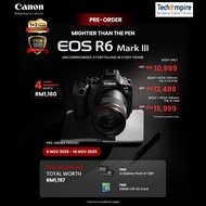 Canon EOS R6 Mark III / R6MKIII Body Lens (RF24-105mm F4-7.1 IS STM, RF24-105mm F4L IS USM)
