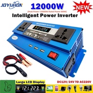 JOYUHON 12000W/6000W Power Inverter Solar inverter Converter DC12V/24V to AC220V-240 Car Power Inver