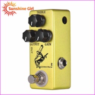 MOSKY Golden / Silver Horse กีตาร์เอ็ฟเฟ็กต์เสียงแตกแบบเหยียบโลหะเต็มรูปแบบ True Bypass