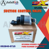 SUCTION CONTROL VALVE HYUNDAI STAREX 2007-2018/ FORD RANGER  2013-2018 GTX PART NO: 092840-0715