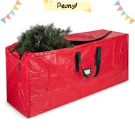 PDONY Christmas Tree Storage Bag, Heavy Duty Folding Christmas Organizer Bag, with Reinforced Handle