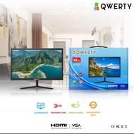 MONITOR QWERTY 19" INCH PC CCTV VGA & HDMI IPS 75Hz