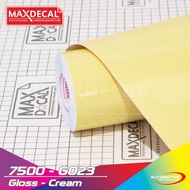 Maxdecal 7500 G023 Gloss Cream Sticker Meter/