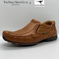 Kangaroo Men Premium Leather Casual Slip-On Low Cut Vintage Boot Shoes Kasut Lelaki Kulit Boot 8830