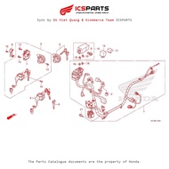 Wire Bundle (Aca125Cbf-V,4V,5V) (F-41-A) HONDA Air Blade 125 (12/2012-11/2015) Odd Code