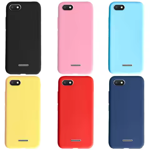 Liquid Silicone Case For Xiaomi Redmi 6 6A Case Fundas Redmi6A Soft TPU Cover For Xiaomi Redmi 6A A6