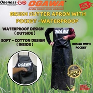 ''OGAWA'' BRUSH CUTTER APRON WITH POCKET -WATERPROOF