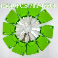 GREEN JCB 1/5/10PCS Excavator Ignition Start Key Replacement for Models JCB210 230 240 360 370 Heavy
