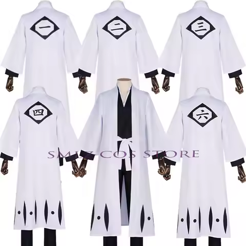 Anime Aizen Sousuke Cosplay Haori Soi Fon Cosplay Costume From 1-12 5 6 10 NO Kimono Cloak Suit Outf