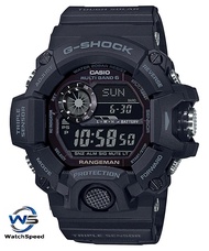 Casio G-Shock GW-9400-1B Master of G Rangeman Blackout Black Resin 200M Men's Watch