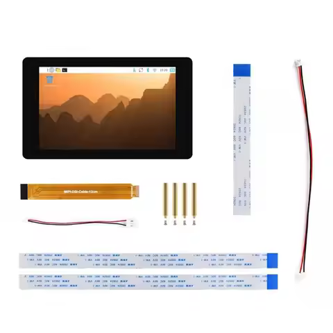 For Home For Raspberry Pi Board 5 Compatible 4 Inch DSI LCD Display Capacitive Touchscreen 480X480 R