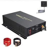 WZRELB 3000W 48VDC 120VAC Pure Sine Wave Power Inverter with 2 AC Outlets Wired Remote Control Car I