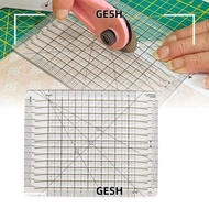 GESH Quilt Cutting Template, 6inch 5 in 1 Quilt Cut Ruler Template, Universal Squared Transparent Ac