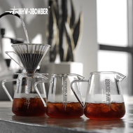 MHW-3BOMBER Bomber Hand Brew Coffee Maker Heat-Resistant Glass Sharing Pot Hand Brew Coffee Applianc