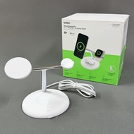 99% New Belkin Boost Charge Pro Qi2 USB-C 3 in 1 Wireless Charging Dock Stand for Apple Watch, iPhon