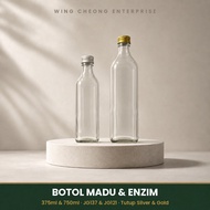 Glass Bottles for Honey & Enzymes 375ml & 750ml - Botol Kaca untuk Madu & Enzim – 375ml & 750ml