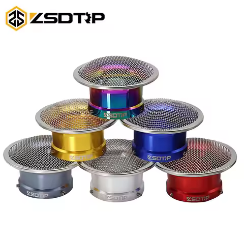 ZSDTRP 55mm Motorcycle Carburetor Air Filter Cup Wind Cup Horn Cup For PWK32 PWK34 Keihin OKO KOSO M