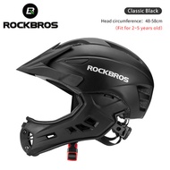 ROCKBROS Ultralight Children MTB Cycling Helmet Motorcycle Kids Helmets Childs Downhill MOTO Safety Headpiece Protection Gear
