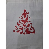 String Bag White canva