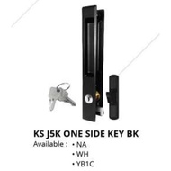 DEKKSON KS J5K ONE SIDE KEY SLIDING LOCK Aluminum Door Handle Lock