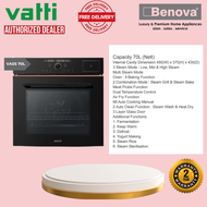 [7.7 SALE] Vatti Built-In Combi Oven - 70L VA05 / 70L VA06 All In 1 Function Oven