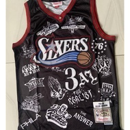 2026 Philadelphia 76ers # 3 Allen Iverson Men's Basketball Embroidery Jersey