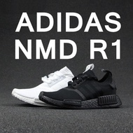[ready stock] NMD R1 PRIMEKNIT black white Japanese running shoe QGPM