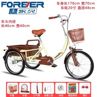 Permanent Tricycle Elderly Pedal Pedal Bicycle Elderly Rickshaw Walking Small Lightweight Adult