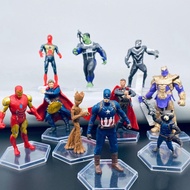 Avengers / Captain Of America / Ironman / Spiderman / Black Panther / Thor / Hulk / Dr Strange / Groot / Thanos Toppers