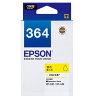 EPSON 原廠盒裝 364 (C13T364450) 黃色墨水匣 XP-245 XP-442 墨水匣