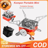 Kompor Portable Camping Mini - Kompor Lipat Portabel Untuk Camping Lengkap Dengan Tasnya + BONUS !! 