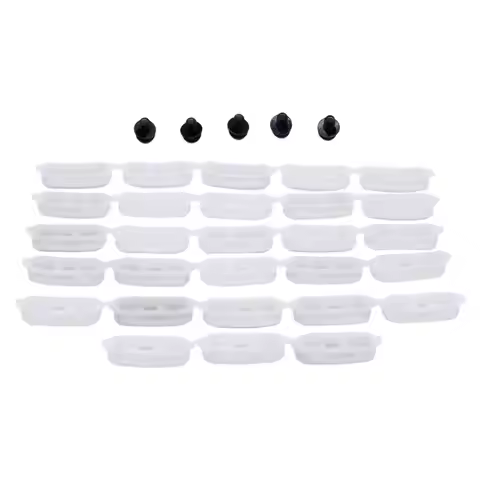 28x Trim Mounting Clips Bumpers Lower Door Trims Exterior Gutter Clips for Audi A4 95-01 S4 B5 98-01