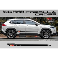 TOYOTA STREET.CARS sticker corolla cross 2023 accessories corolla cross 2023TOYOTA