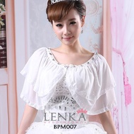 White Bridal Party Accessories Bolero Cardigan Bpm007
