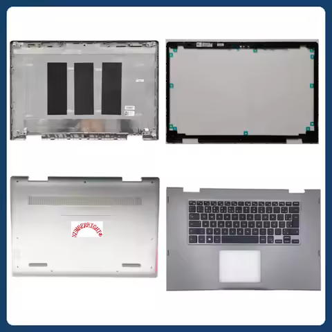 Top LCD Screen Back/Bezel/Palmrest Upper/Bottom Case/Keyboard ABCD Housing Cover For DELL Inspiron 1