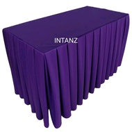 INTANZ Skirting Meja Banquet 5ft x 2.5ft Easy Setting Table Skirting