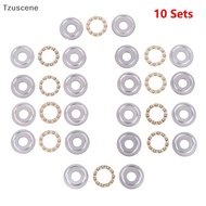 [Tzuscene] 10Sets Thrust Ball Bearing F8-22M 7 F8 22m Inner Diameter 8mm Plane Planar Miniature Axia