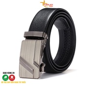 Lv01 High Quality Men's Belt, Beautiful Branded Cowhide Belt, Korean Style, Automatic Buckle Men's B