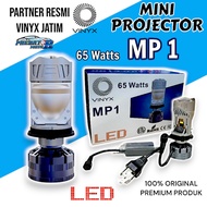 Mini Projector MP 1 LED Lamp Vinyx MP1 H4 65W Projector H4 Lens Car Motorcycle Headlight Headlamp Le