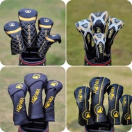 Honma Golf Club Cover 1#3#5#UT Golf Wood Cover For Driver Hybrid Fairway Woods PU Leather Golf Head 