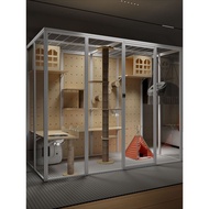 Indoor Cat Villa Panoramic Glass Cat Villa Cat House House Household Cat Cage Large Indoor Cat Villa
