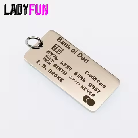 5pcs Dad Father Gifts Charm Stainless Steel Words Charms Bank Of Dad Pendant Charms High Polish Mirr