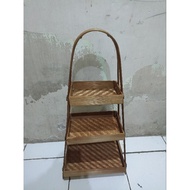 3-tier kitchen spice rack - 3-tier square onion rack - 3-tier rack - 3-tier multi-purpose basket