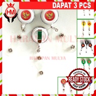 ID Card Yoyo Garuda Pancasila Gantungan ID Card Holder Logo Garuda Background Merah - Harapan Mulya 