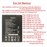 For LG V20 Styl3 V10 V30 V30  V30A V40 V50 G7 G7  ThinQ G3 G4 G5 K7 K8 K10 K20 Pl Leon Tribute 2 5 Optim LTE III 3 Baery