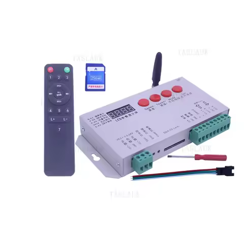 5V USB WS2812 WS2812B RGB Strip T1000S K1000S T8000AC SP107E 108E RF Controller 2812 Dimmer for WS28